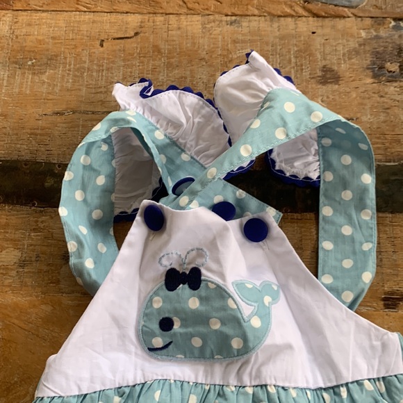 Girls Whale bubble. 6-12 months - Picture 2 of 6